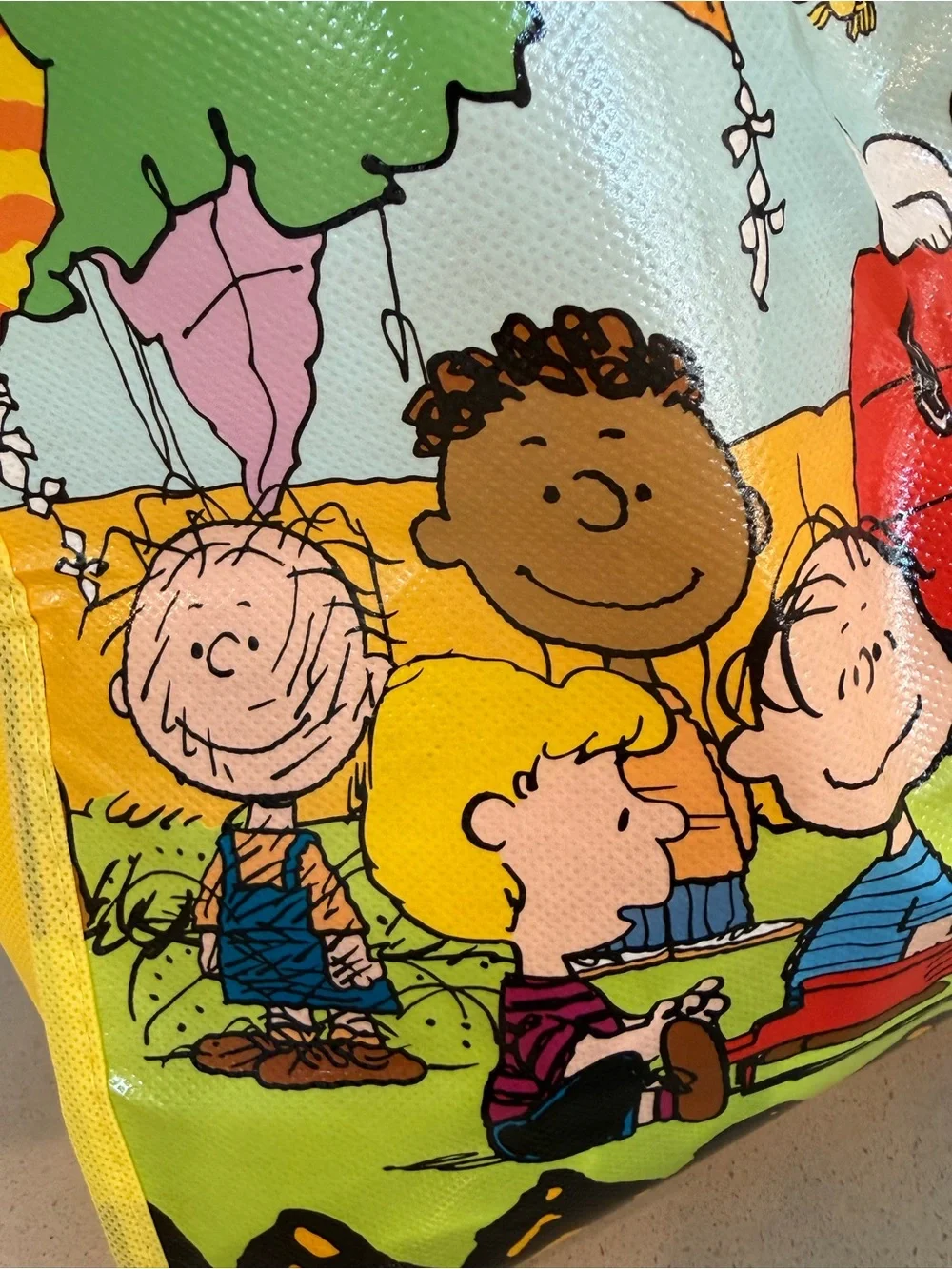 Peanuts shopper tote NWT snoopy, Charlie Brown, Lucy Peanuts gang